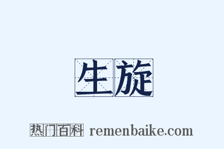 生旋是什么意思的图片